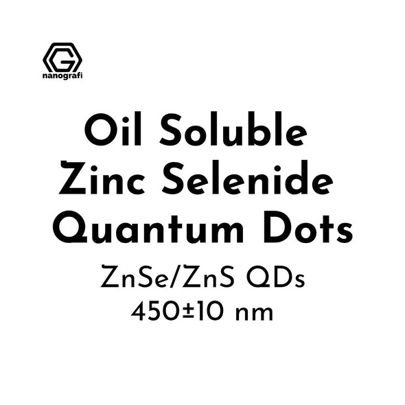 Oil Soluble Zinc Selenide Quantum Dots (ZnSe/ZnS QD) 450 nm (NG10QD0908)